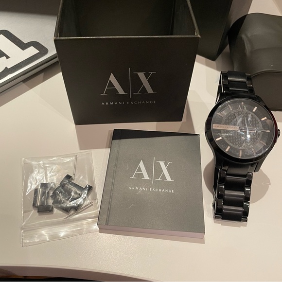 Armani Exchange AX Men's AX2104 Stainless Steel Quartz Dress Watch with Box - Picture 9 of 10
